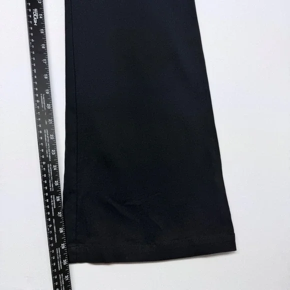 INC International Concepts Black Flare Leg Pull On Pants Size 14 Stretch - Picture 8 of 9